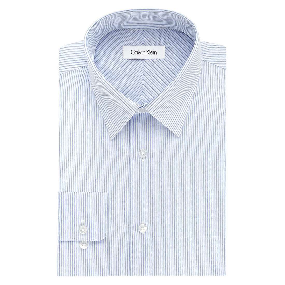 Calvin Klein Men Regular Fit Non Iron Multi Stripe Dress Shirt – bntny Calvin Klein Men Regular Fit Non Iron Multi Stripe Dress Shirt – bntny