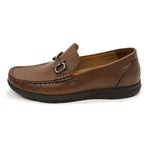 Retto Men Richie Leather Bit Loafer