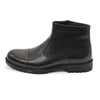 Elegante Men Anderson Leather Side-Zip Ankle Boots