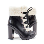 Bcbg Women Palli Faux Shearling Lace Up Bootie