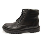 Elegante Men Esquire Leather Lace-Up Winter Boots