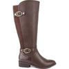Karen Scott Women Leandraa Faux Leather Wide Calf Riding Boot