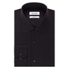 Calvin Klein Men Regular Fit Non Iron Herringbone Spread Collar Dress Shirt