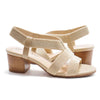 Bella Vita Women Jodi Woven Block Heel Sandal