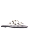 Marc Fisher Women Bryte 2 Slip On Studded Flat Sandal