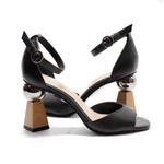 Alfani Women Ivarie Geometric Sculpted  Heel Sandal