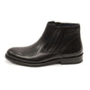 Elegante Men Anderson Leather Side-Zip Ankle Boots