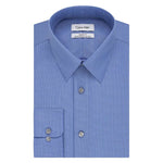 Calvin Klein Men Regular Fit Non Iron Multi Stripe Dress Shirt