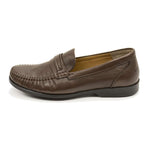 Retto Men Eastern Leather Penny Loafer