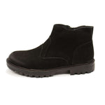 Elegante Men Alex Leather Side-Zip Winter Boots