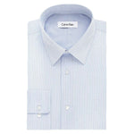 Calvin Klein Men Regular Fit Non Iron Multi Stripe Dress Shirt