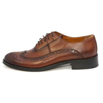 Elegante Men Genova Leather Wingtip Oxford Shoes