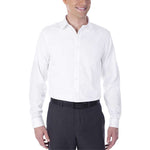 Calvin Klein Men Regular Fit Non Iron Herringbone Spread Collar Dress Shirt
