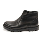 Elegante Men Alex Leather Side-Zip Winter Boots